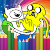 Coloring game for Finn & Jake APK