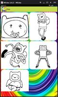 Coloring game for Finn & Jake screenshot 2