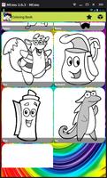 Coloring Game For Dora - Draw capture d'écran 1