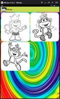 Coloring Game For Dora - Draw capture d'écran 3