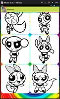 coloring book for PawerPuff ảnh chụp màn hình 2