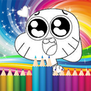 coloring game for gumball-draw APK