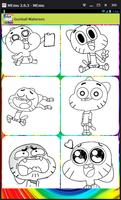 coloring game for gumball-draw ảnh chụp màn hình 2