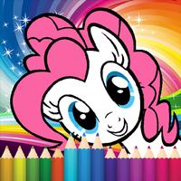 Coloring little pony princess imagem de tela 1
