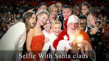 Selfie With Santa Claus Affiche