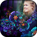 Neon Flower Photo Frames APK