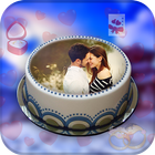 Anniversary Cake Photo Frames أيقونة