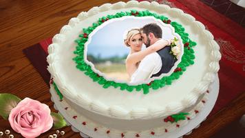 Anniversary Cake Photo Frames poster