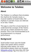 Carnatic Music TalaBox - Basic Screenshot 1