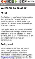 Carnatic Music TalaBox - Basic اسکرین شاٹ 1