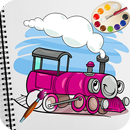 Train Coloring Book Pages Game APK