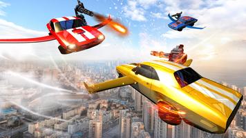 Air Police Robot Cop Car Flying Car Robot Games Affiche