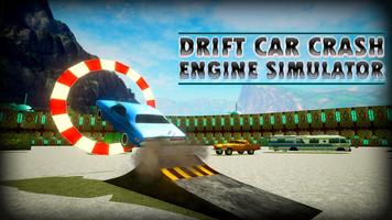 Drift Car Crash Engine Simulator Affiche