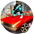 Black Superhero Panther Crime City : Gangster Hunt icon