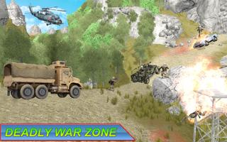 Army Rescue Mission Military Truck 3D: Zone de gue capture d'écran 3