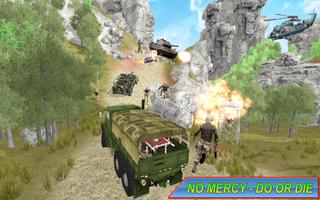 Army Rescue Mission Military Truck 3D: Zone de gue capture d'écran 1