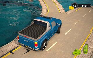 Impossible Crossing Broken Bridge Car Driving Game imagem de tela 3