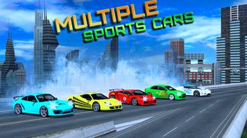 City Speed Car Driving Fun Racing 3D Game Affiche
