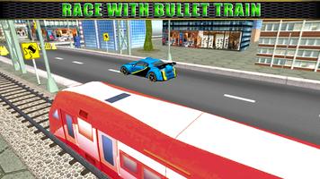 Car vs  Train Real Racing Simulator screenshot 2