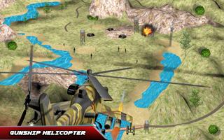 برنامه‌نما Gunship Heli Air Battle 3D عکس از صفحه