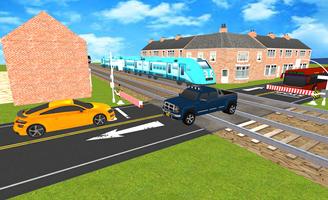 Railroad crossing 3D: Train Driving simulation2018 screenshot 3