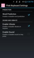 Pink Keyboard ภาพหน้าจอ 2
