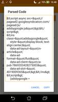 Ads Script Parser تصوير الشاشة 2