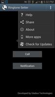 برنامه‌نما Ringtone Setter عکس از صفحه