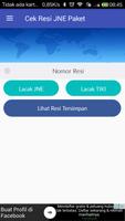 Cek Resi JNE Paket โปสเตอร์