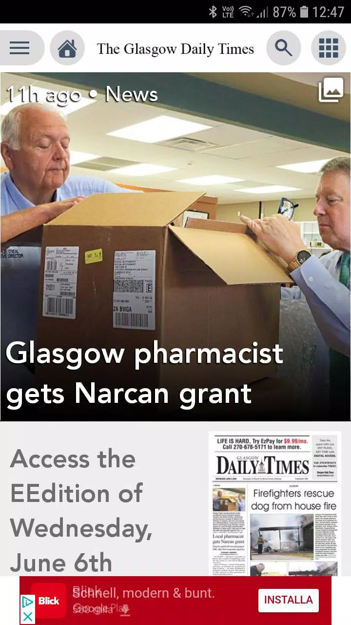 Glasgow Daily Times Newspaper