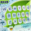 Glass Glitter Water Photo Keyboard Theme & Emojis APK