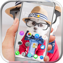 Gafas tema lindo del perro APK