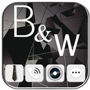 Black White Glass Space Theme APK