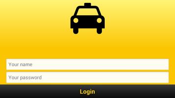 TaxiApp Demo Sofer Plakat