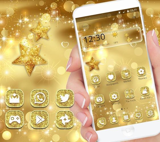無料で ゴールドキラキラテーマキラキラゴールドの壁紙 Gold Glitter アプリの最新版 Apk1 2 5をダウンロードー Android用 ゴールドキラキラテーマキラキラゴールドの壁紙 Gold Glitter Apk の最新バージョンをダウンロード Apkfab Com Jp