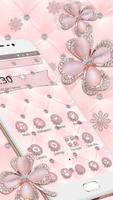 Glittering Pink Diamond Theme Cartaz