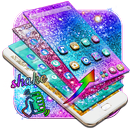 Glitter Pink Colorful Theme APK