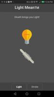 Light Mean™ - Free Torch Strobe light app poster