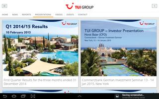 TUI Group IR Briefcase ภาพหน้าจอ 1