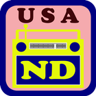 USA North Dakota Radio ícone