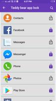 Teddy Bear App Lock Theme capture d'écran 3