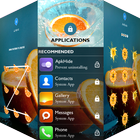 Orange App Lock Theme-icoon