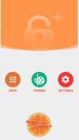 Orange App Lock Theme screenshot 1
