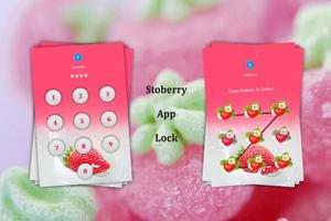 Strawberry App Lock Theme Affiche