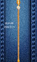 Jeans Zipper Screen Lock poster