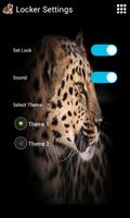 Leopard Zipper Screen Lock capture d'écran 1