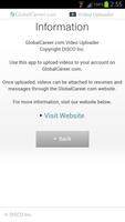 GlobalCareer Video Uploader syot layar 3