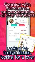 GlobalChat/無料チャットアプリで外国人の友達作り スクリーンショット 3