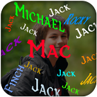 My Name animation screen LWP icon