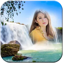 Waterfall photo frame